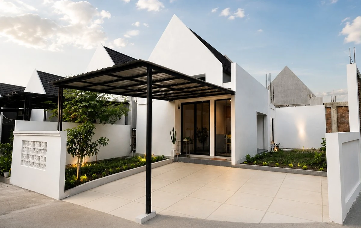 Rumah elegant dua lantai